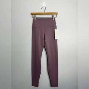 Lululemon Align High-Rise Pant 25" Lavender Lux Size 6 NWT